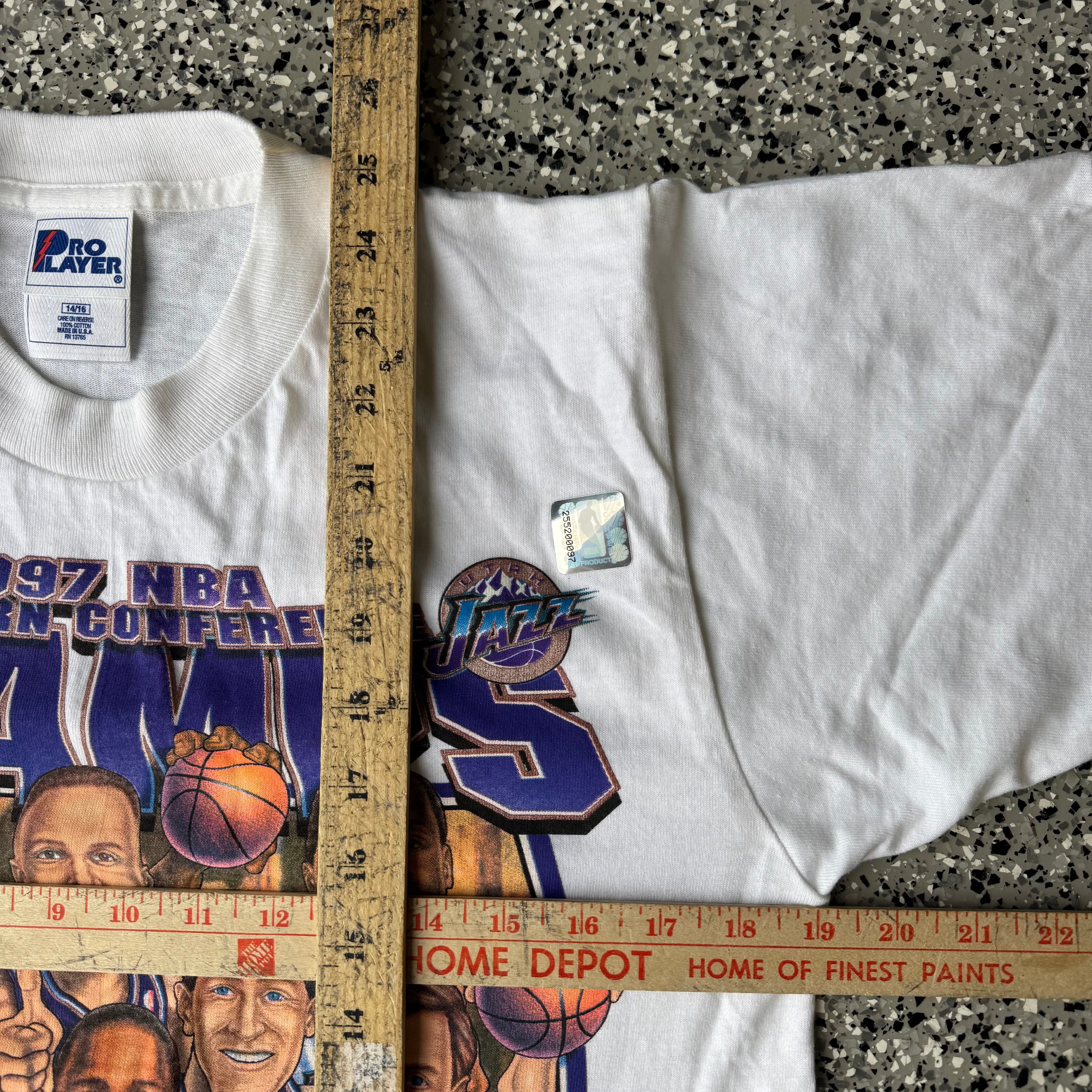 1997 Nba Utah Jazz Champs Character T-shirt