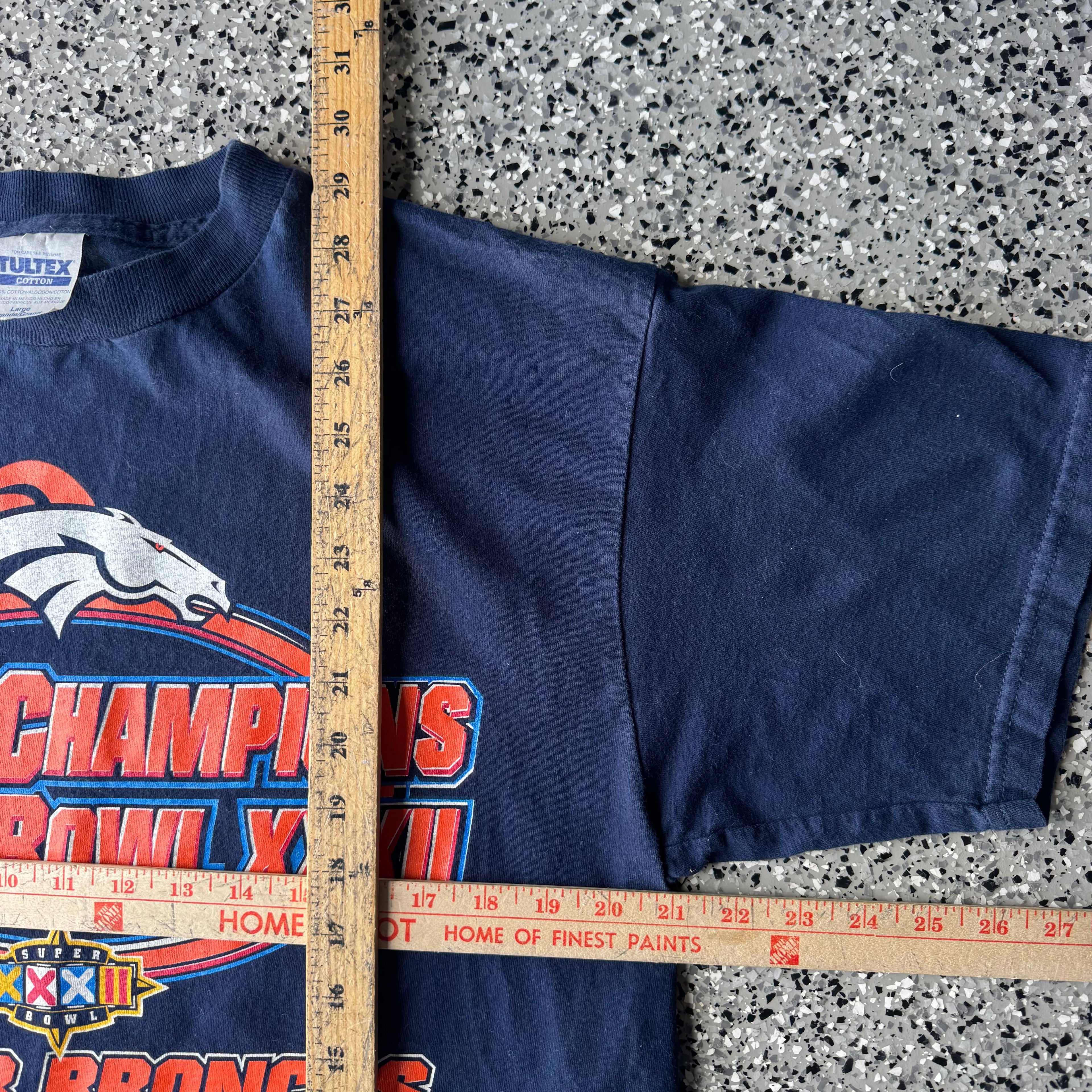 1990s Denver broncos Super bowl champions T-shirt (L)