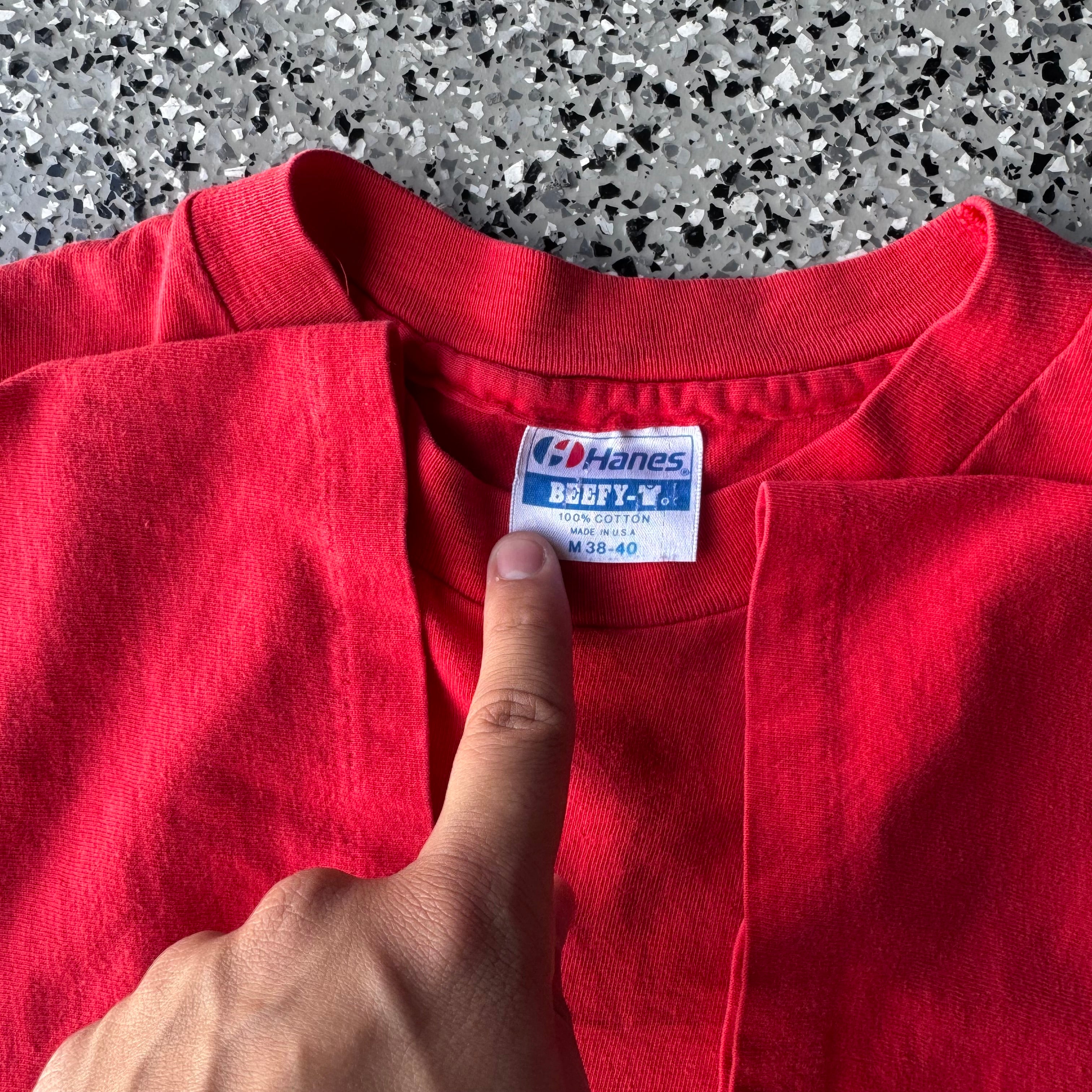 1990s University of Utah Utes football red t-shirt (M)