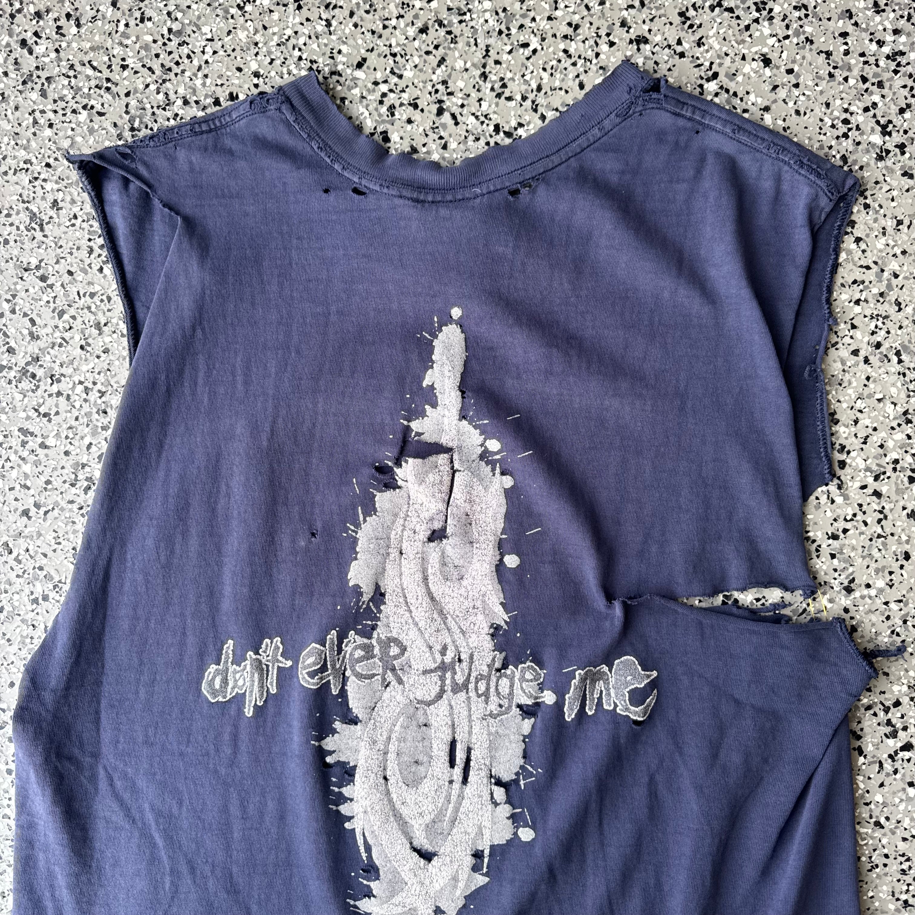 1990s Slipknot Trashed Cutoff T-Shirt