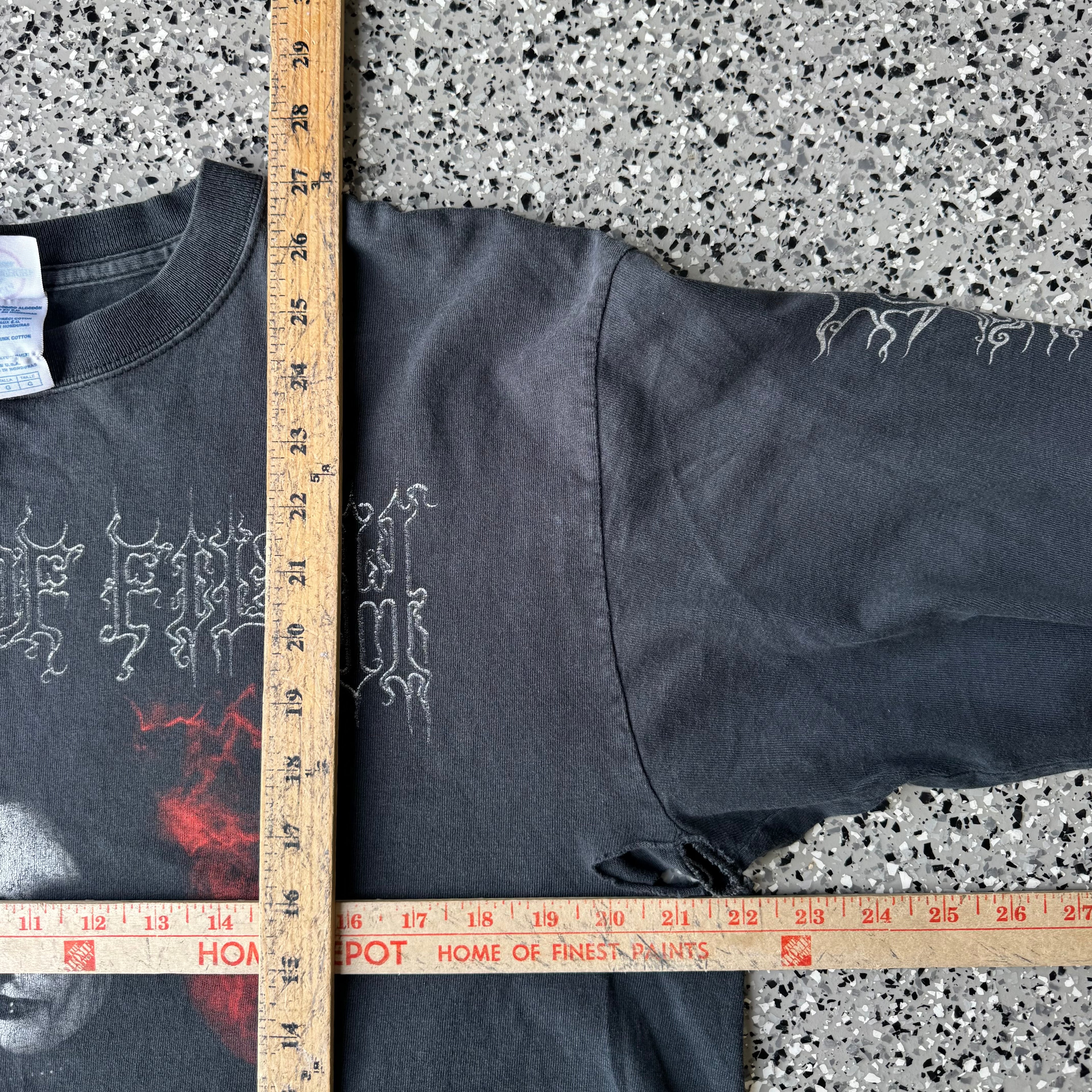 2004 Cradle of filth “Black is my heart” L/S Distressed