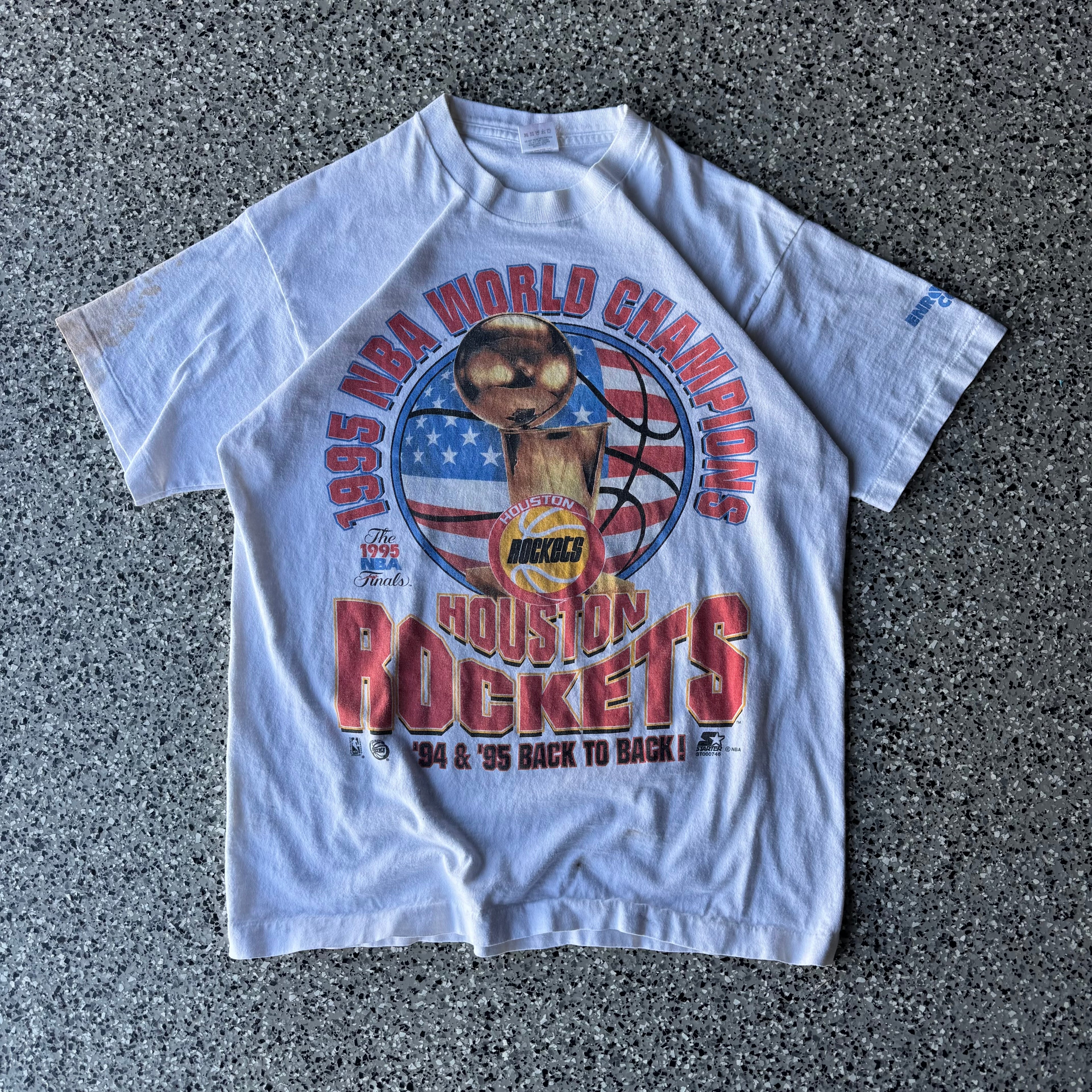 1990s Nba Houston Rockets 94’ & 95’ “back to back” (L)