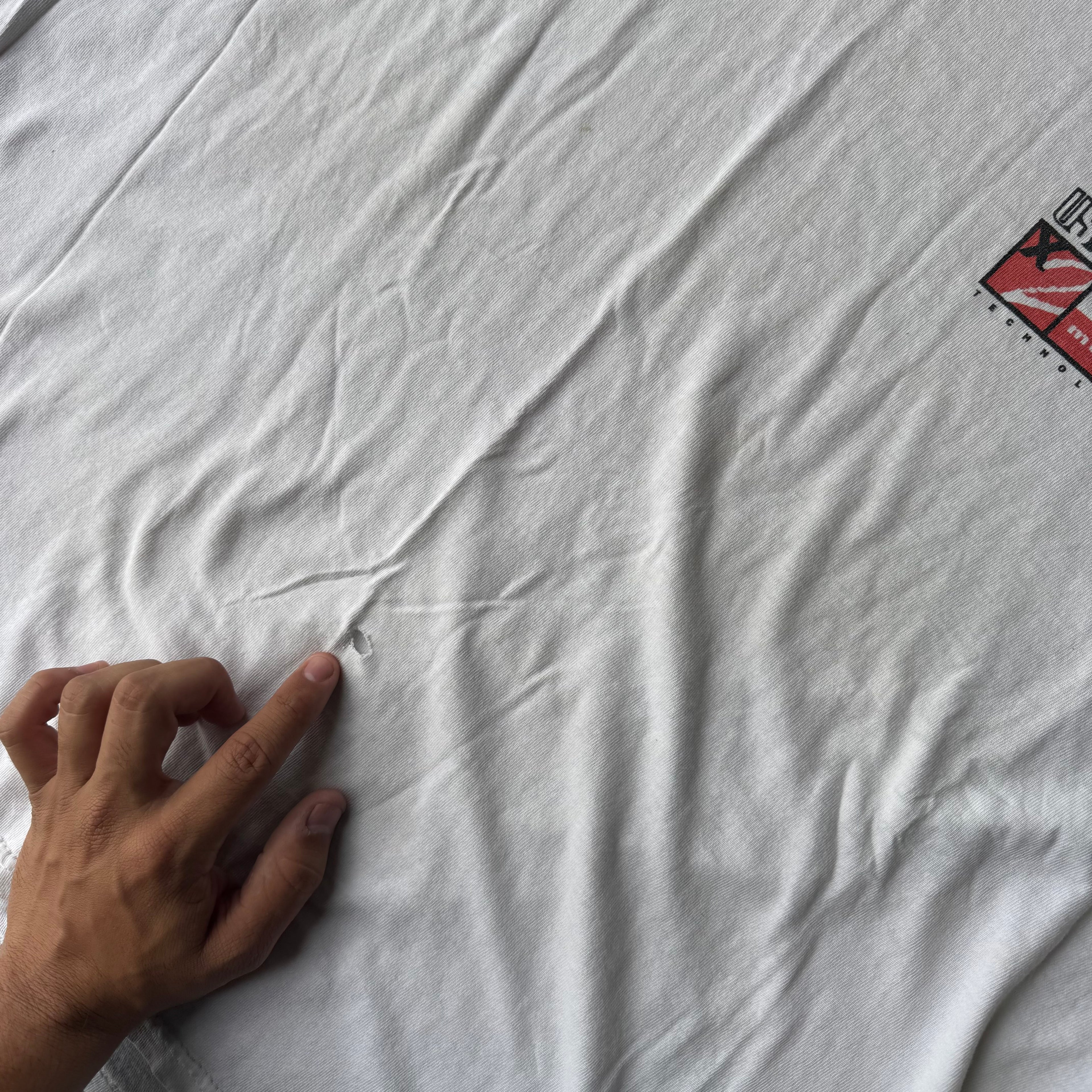 1990s US Robotics Tech Surf-snowboard-outdoor Distressed t-shirt (XL)