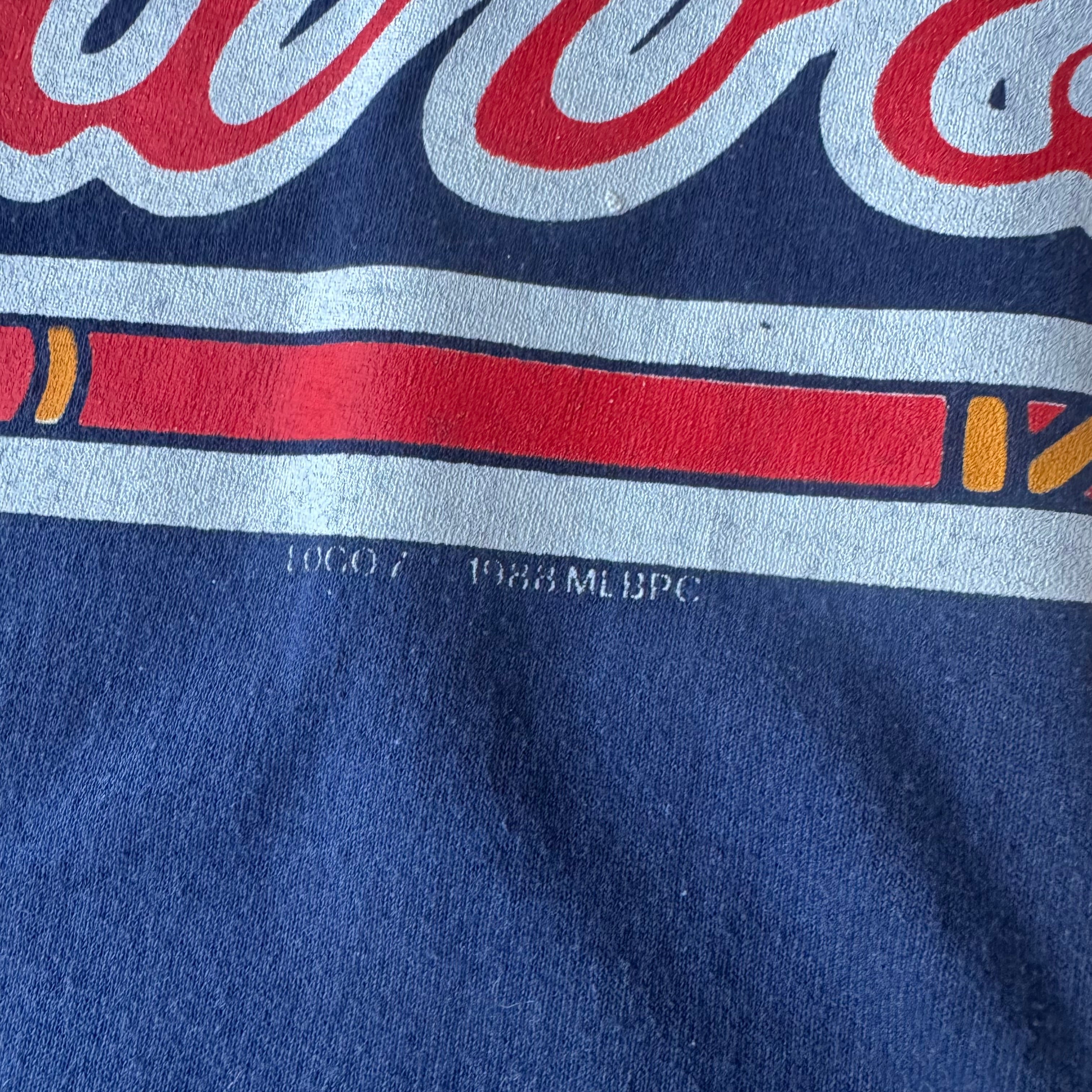1980s Atlanta Braves Baseball T-shirt (M)