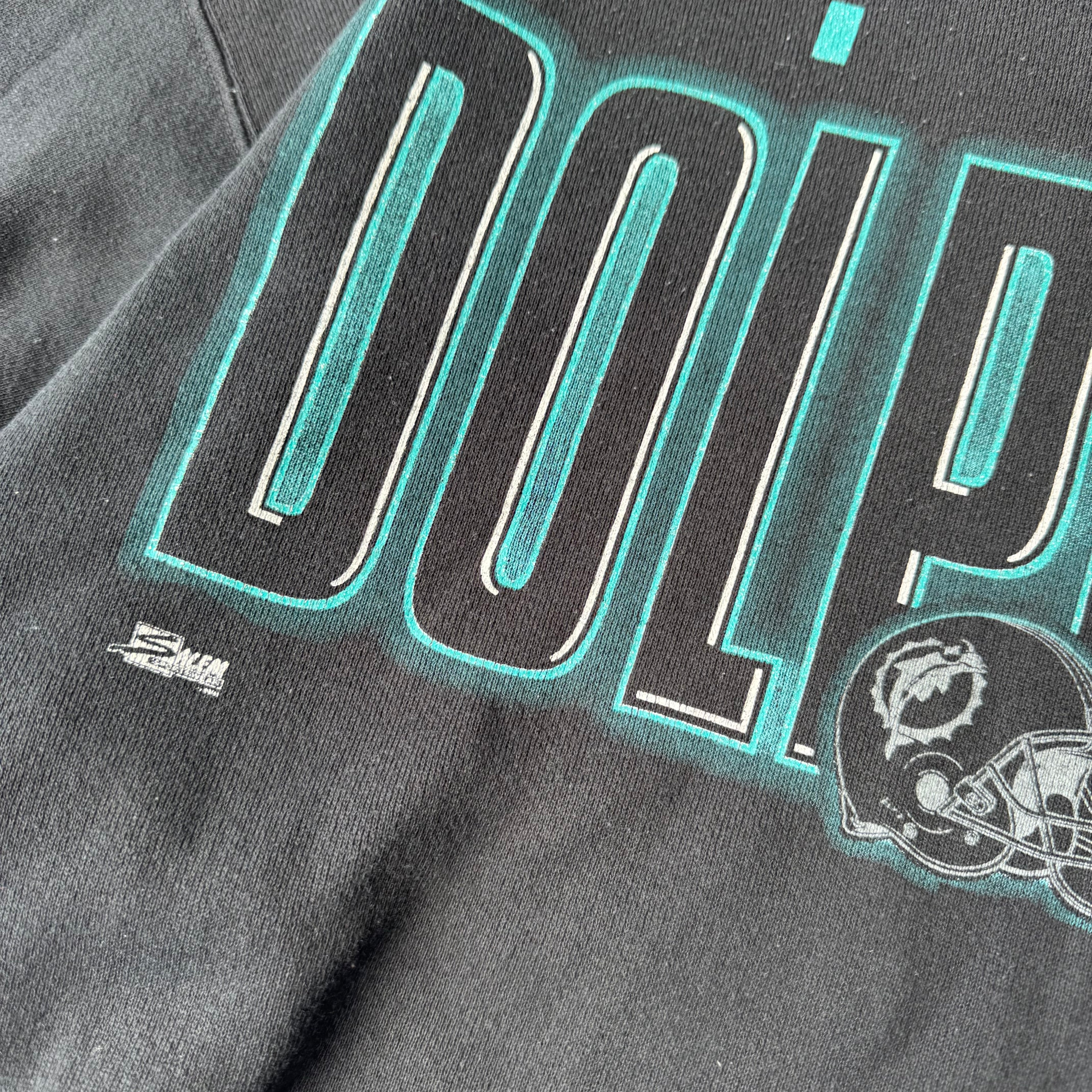 1990s Miami Dolphins Football Salem Sportwear Hoodie