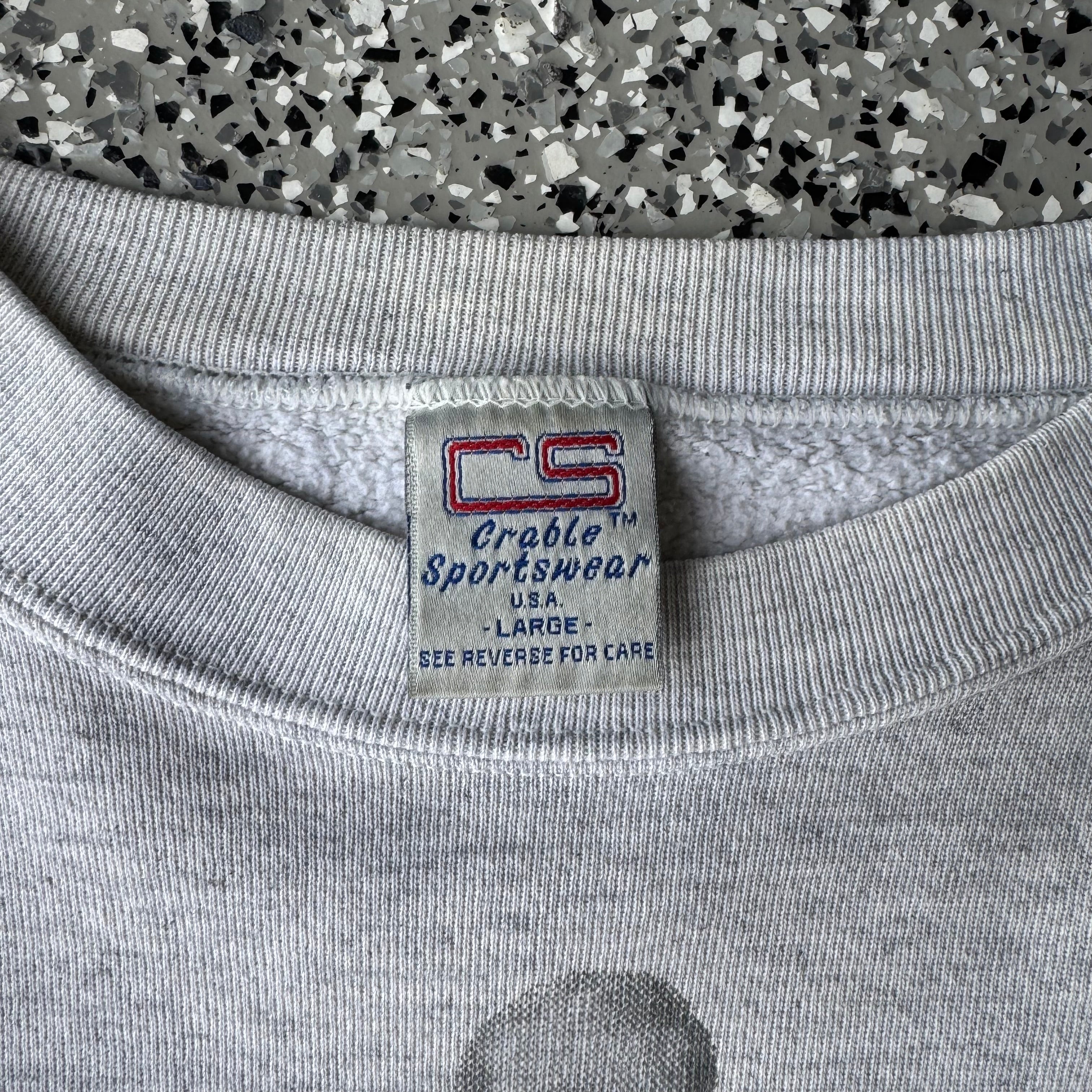 1990s University of Michigan Grey Crewneck (L)