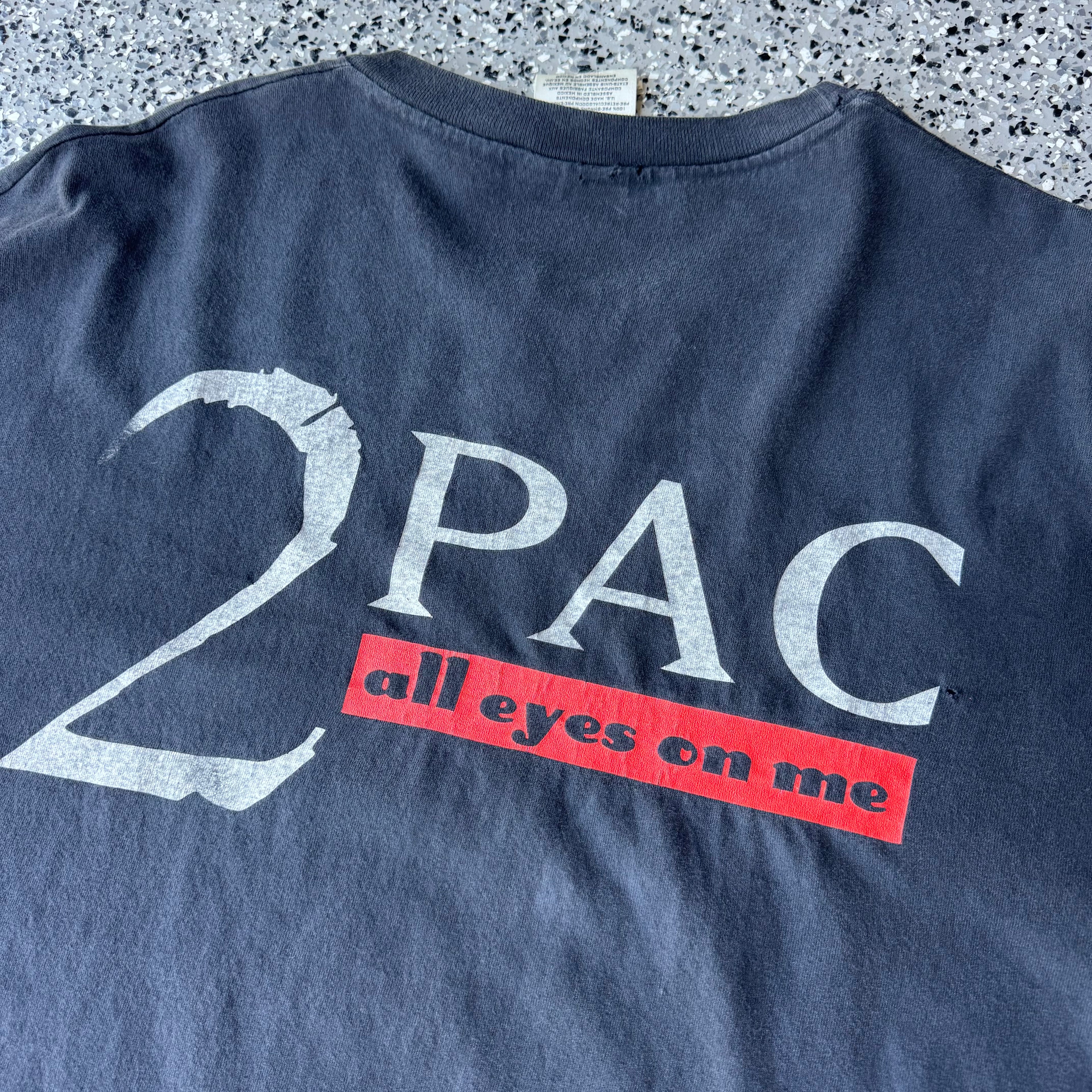 1990s 2Pac “All eyes on me” Rap Tee