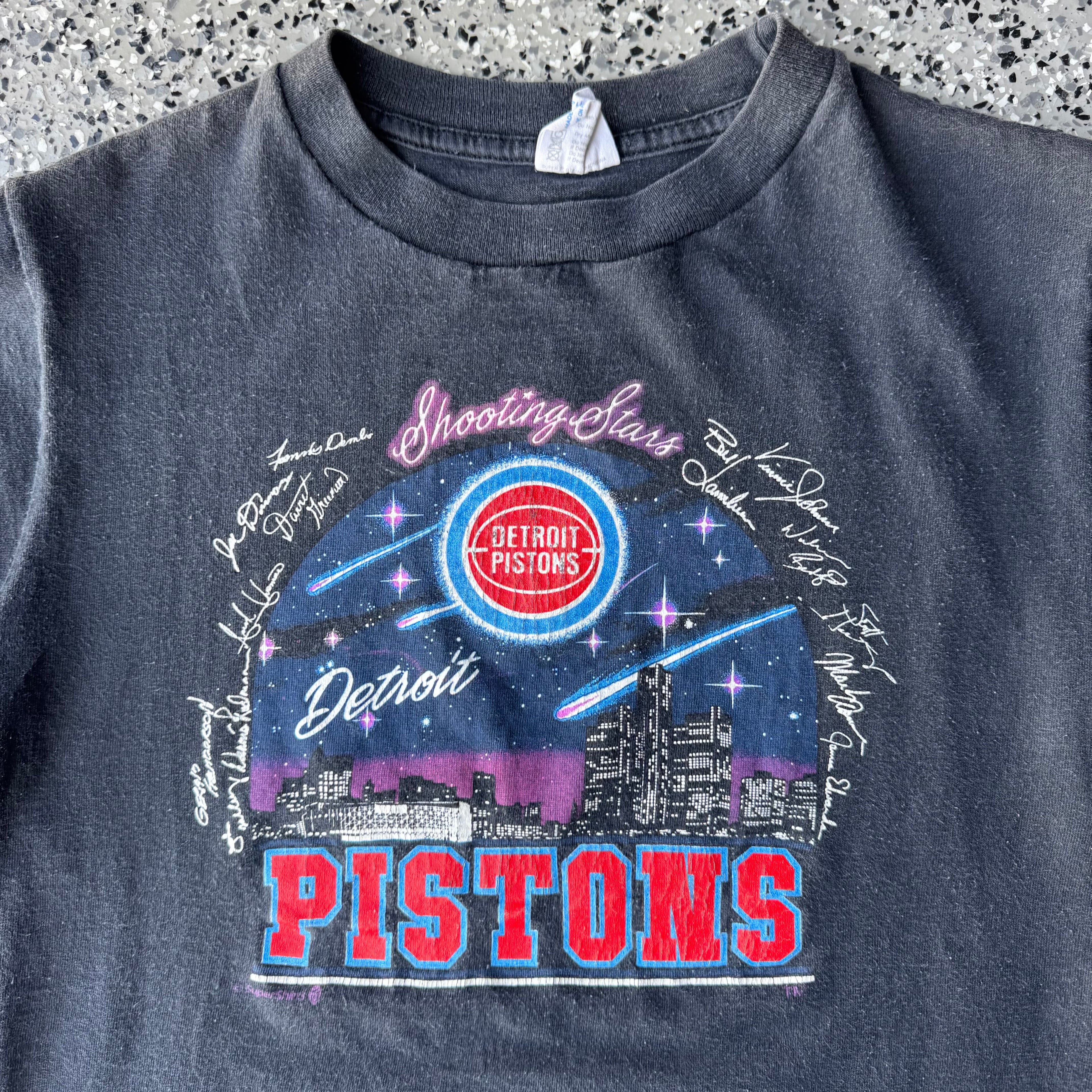 1990s Detroit Pistons Baby T-shirts (xs men’s)