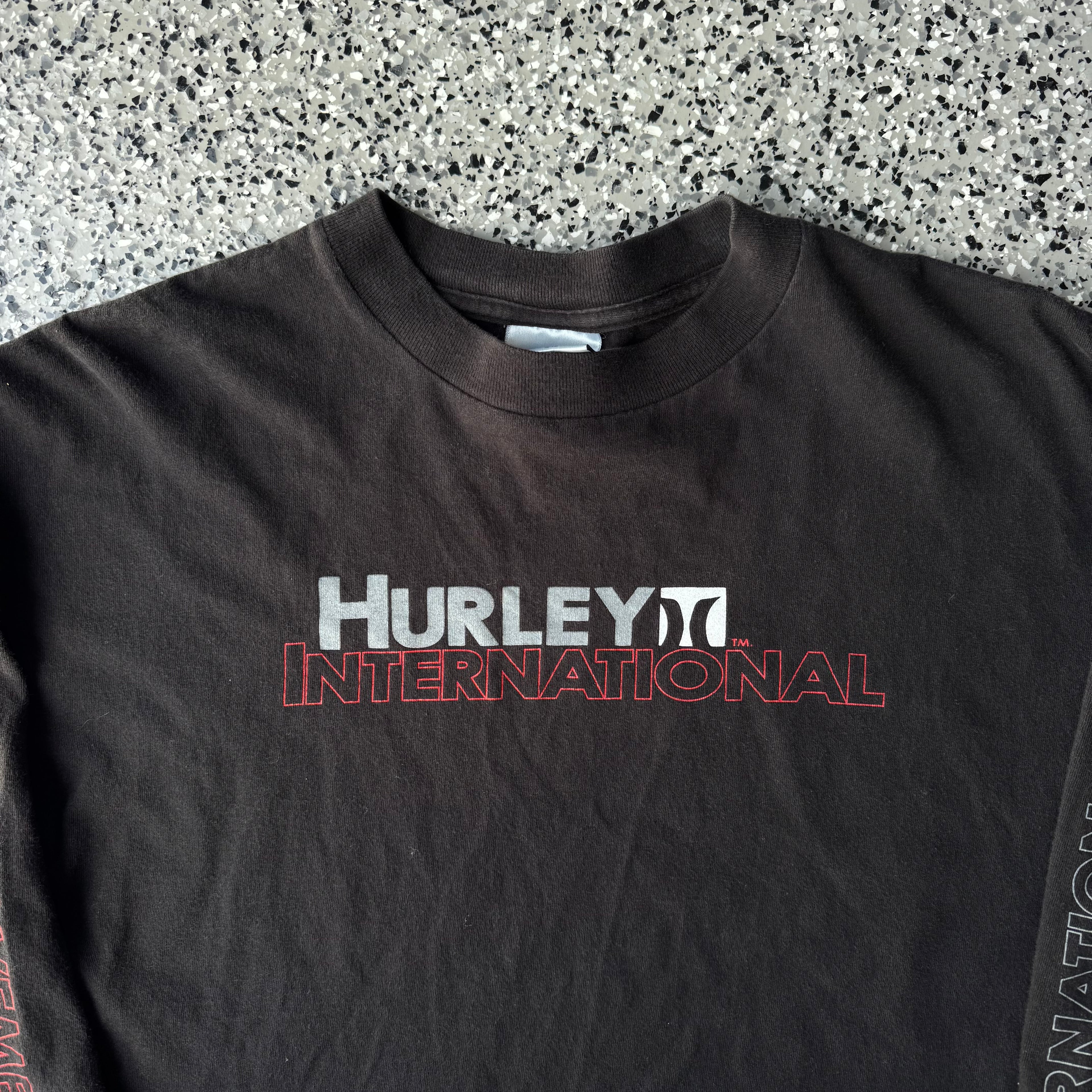 2000s Hurley Surf Long sleeve quad hit (xl)