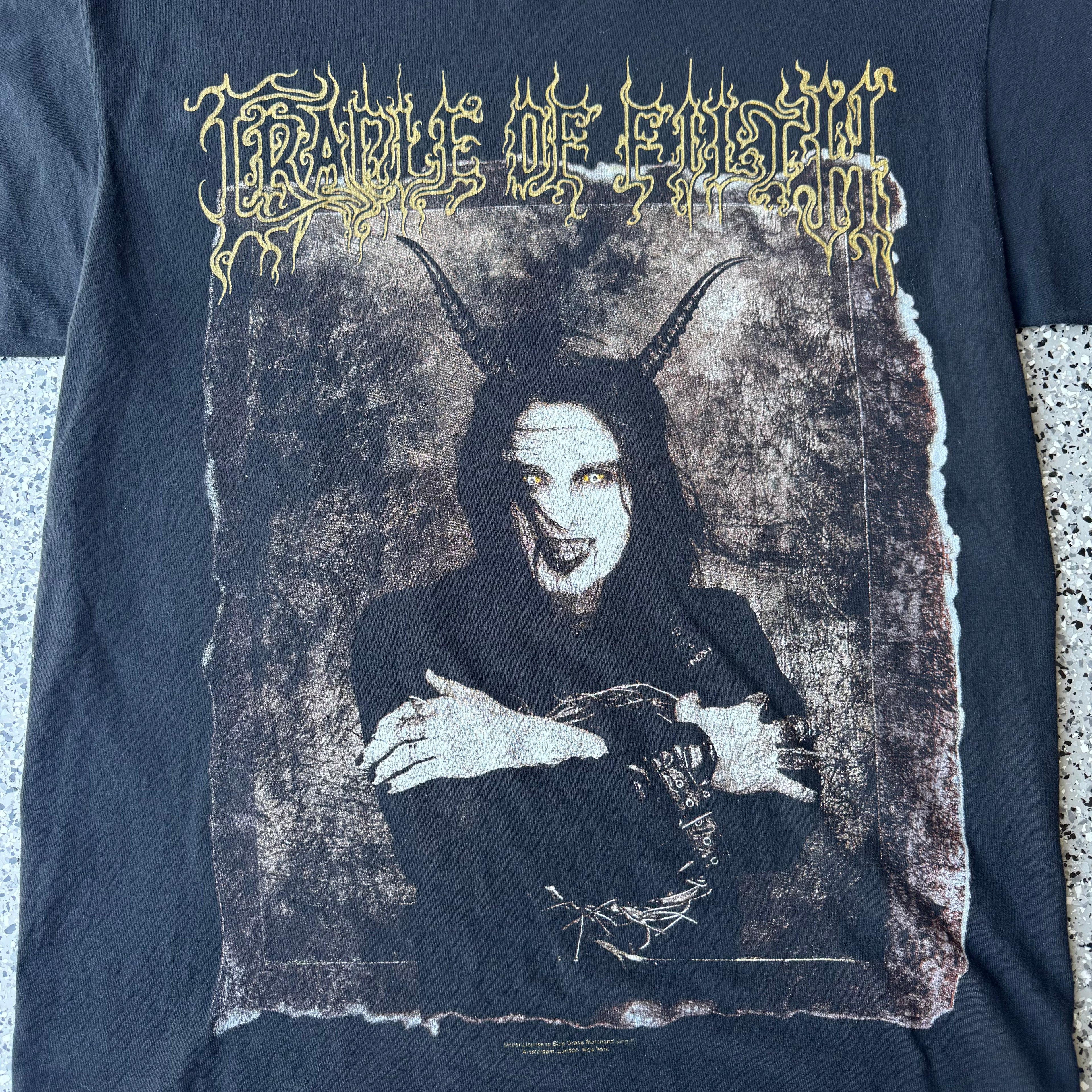 1998 Cradle of filth “The wall-eyed vain & insane” T-shirt Single stitch