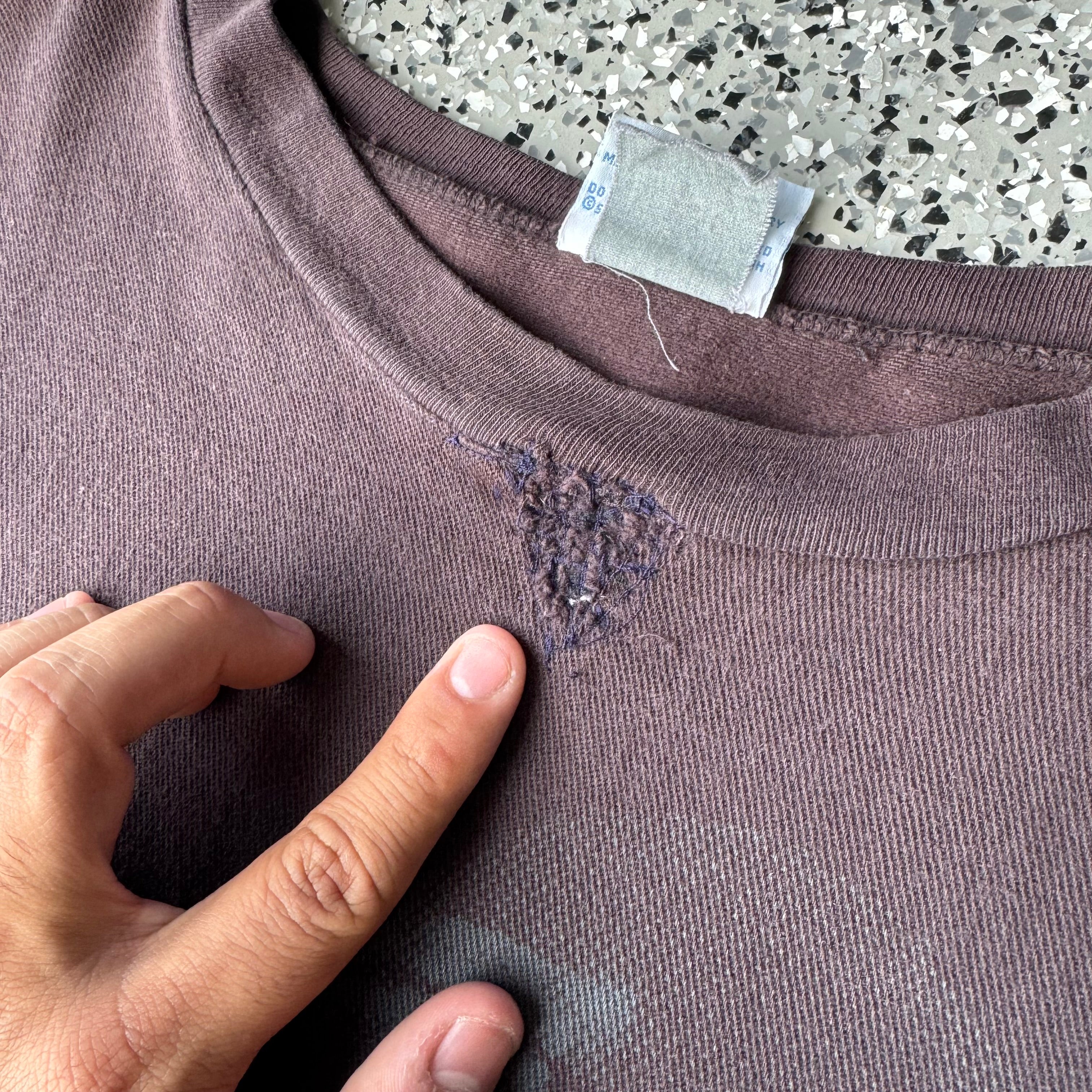 1990s Salem Minnesota Vikings Crewneck Faded and repaired (L)