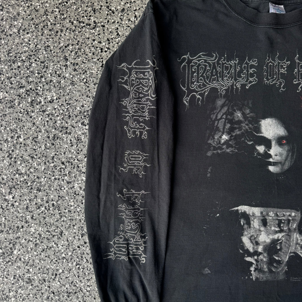 2004 Cradle of filth “Black is my heart” L/S Distressed