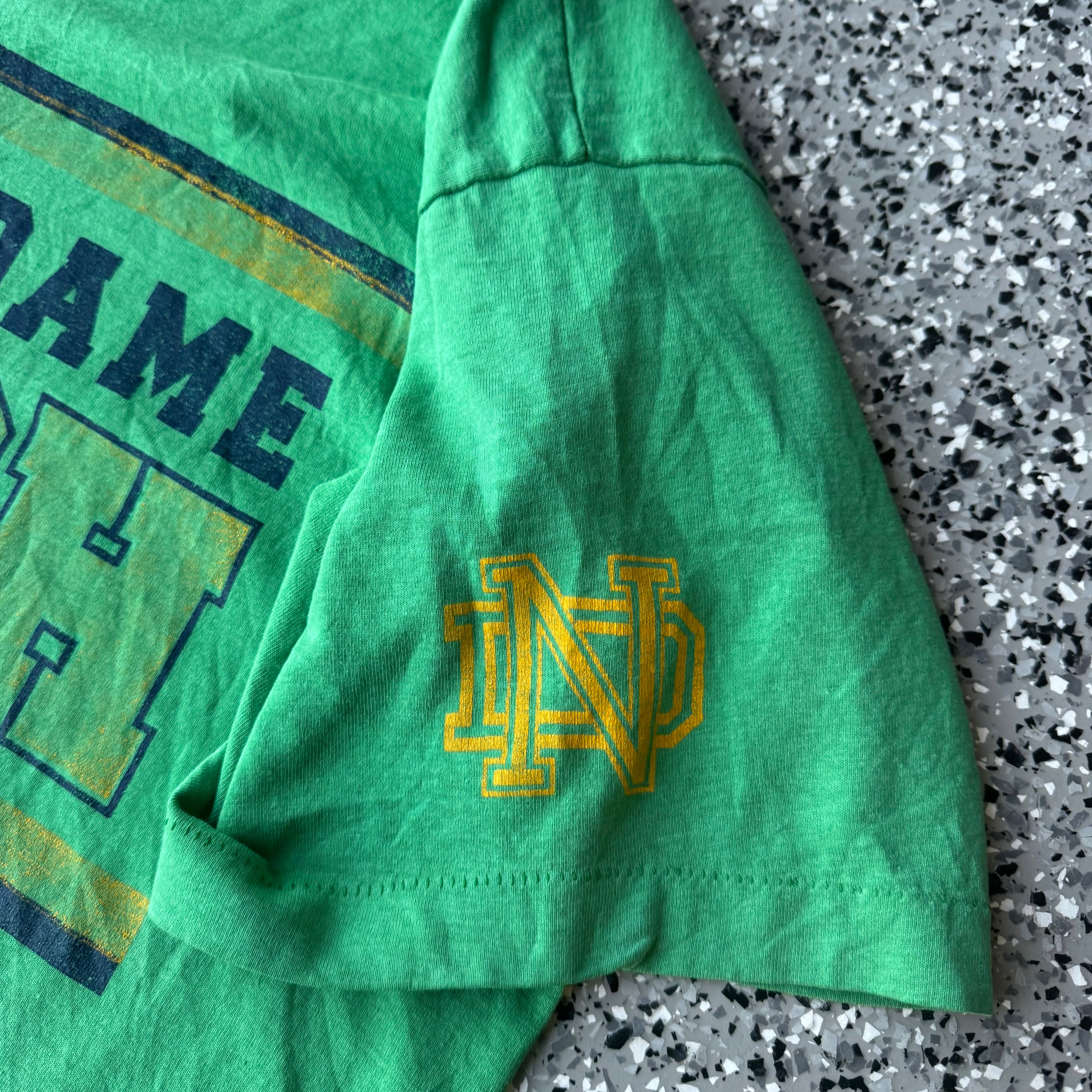 1990s Notre Dame Faded T-shirt (XL)