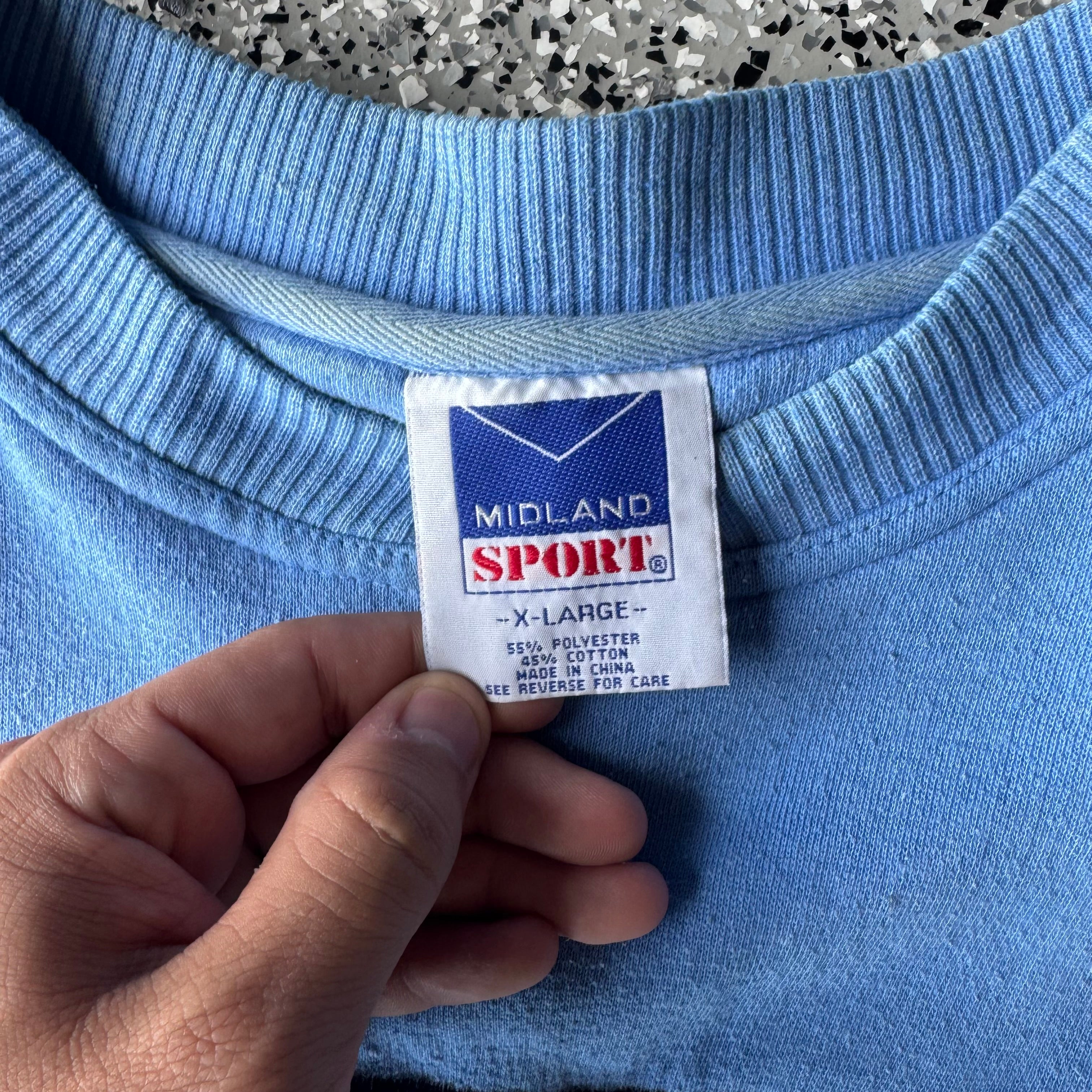1990s UNC North Carolina Baby blue Crewneck