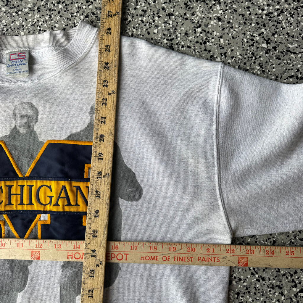 1990s University of Michigan Grey Crewneck (L)