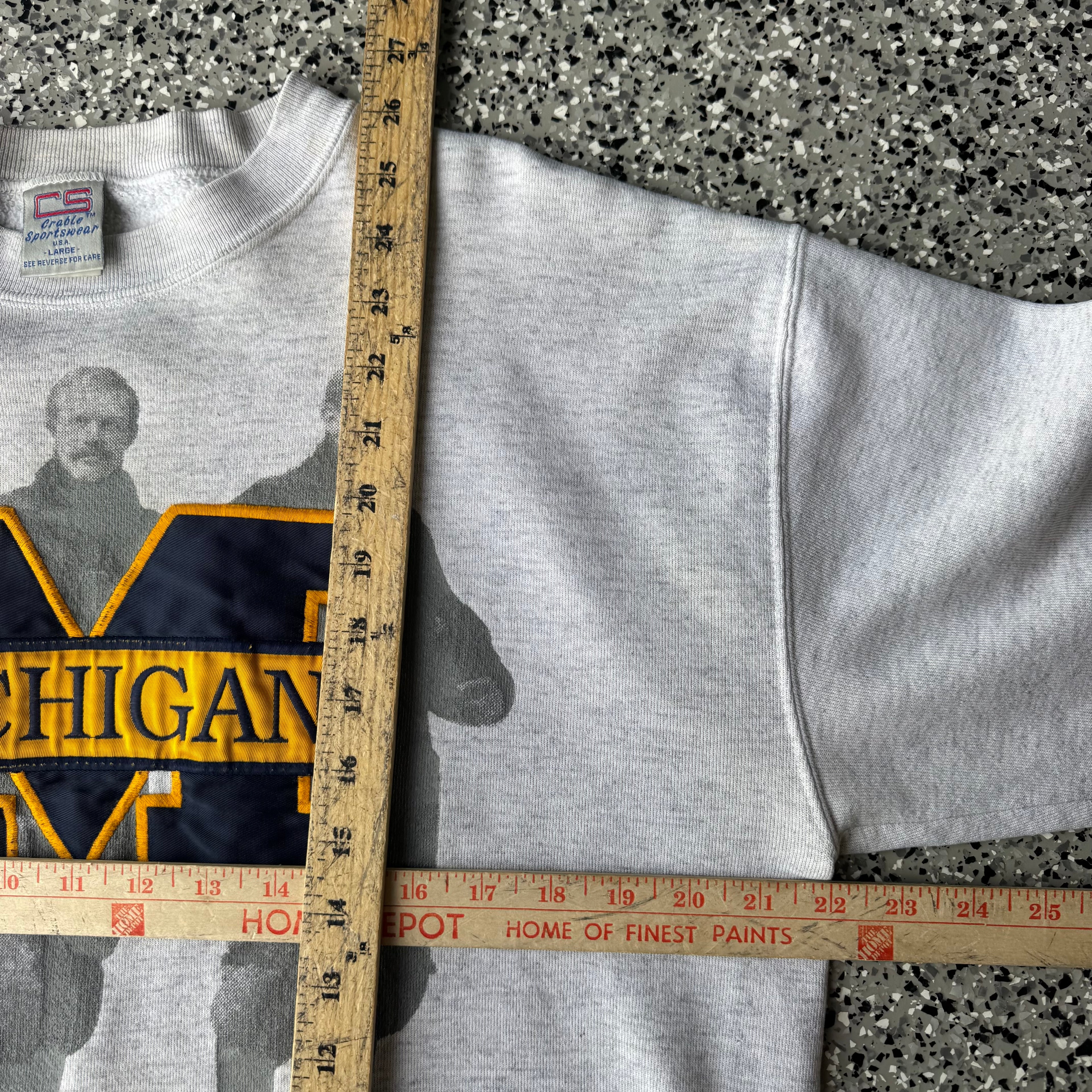 1990s University of Michigan Grey Crewneck (L)