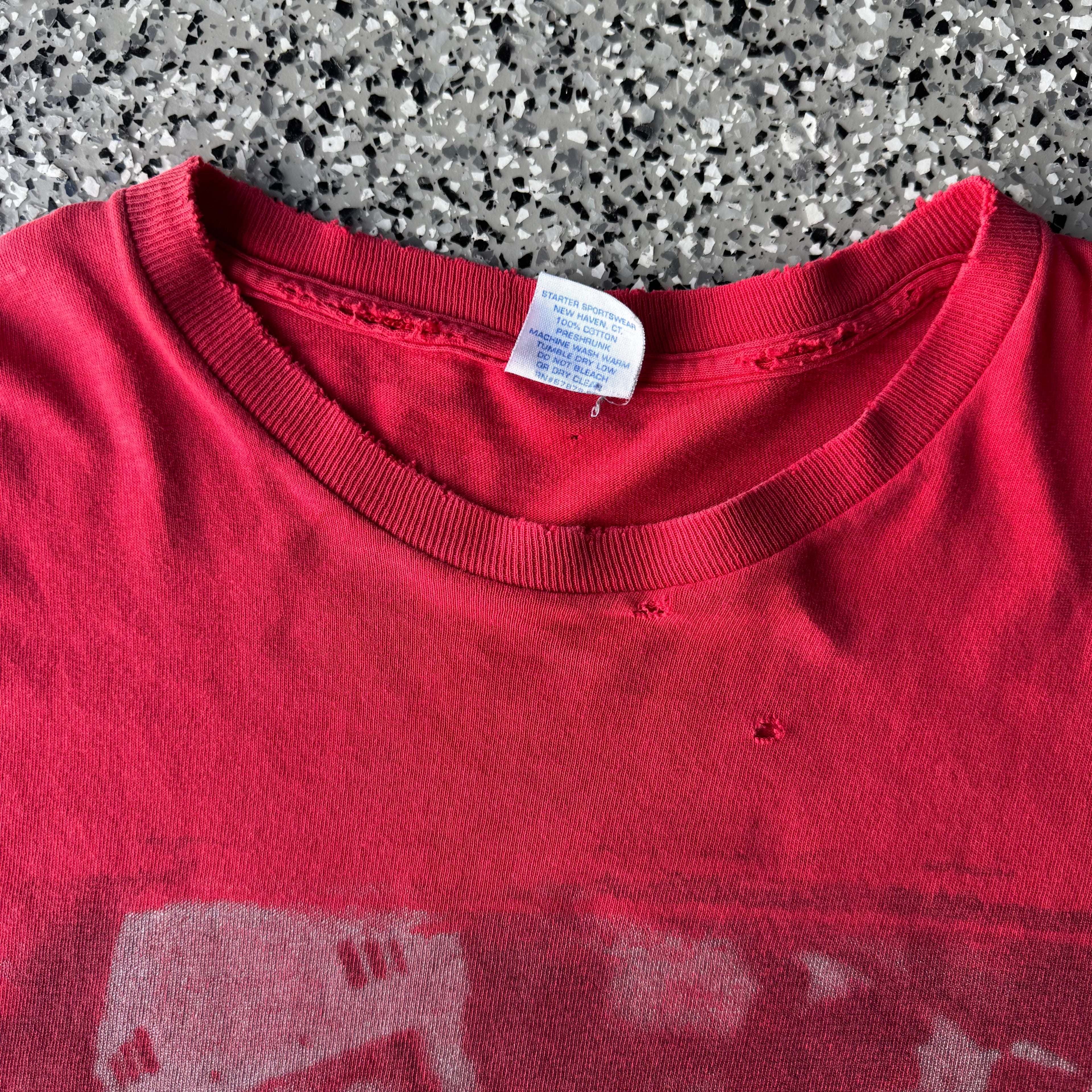1990s detroit Red wings hockey distressed shirt (M)