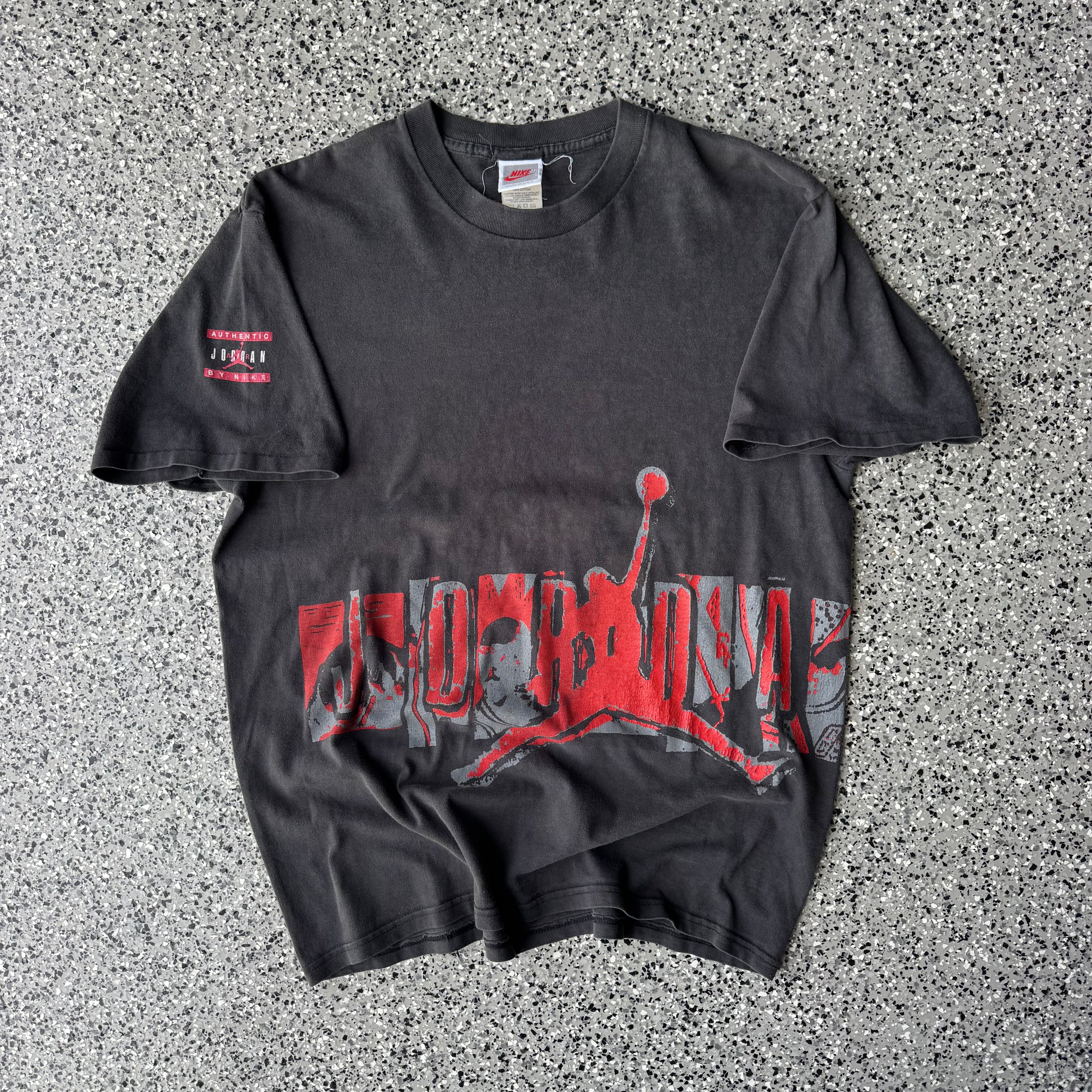 1990s Nike Air Jordan Michael Jordan Black t-shirt (M)