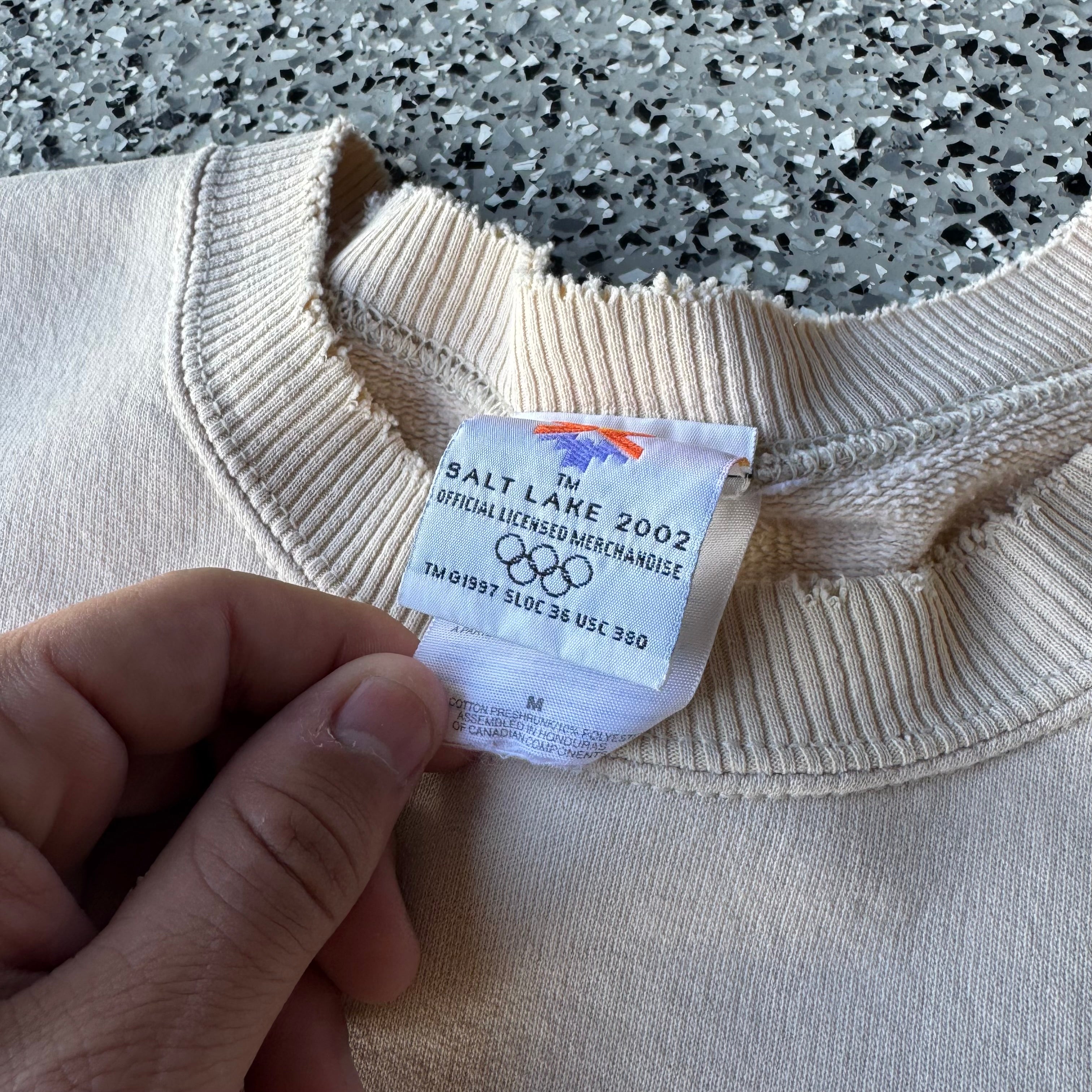 2002 Salt Lake Olympics Crewneck cream (M)
