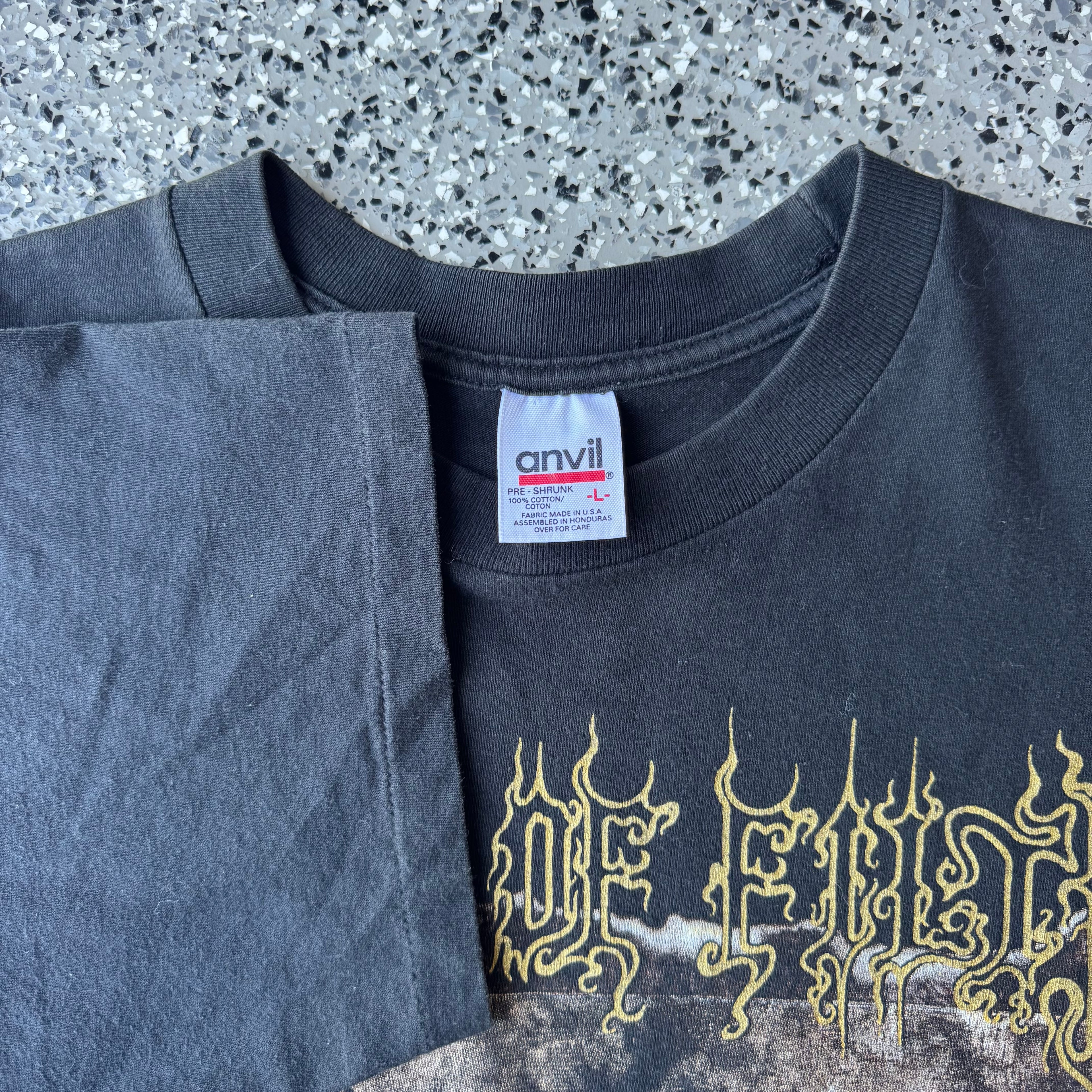 1998 Cradle of filth “The wall-eyed vain & insane” T-shirt Single stitch