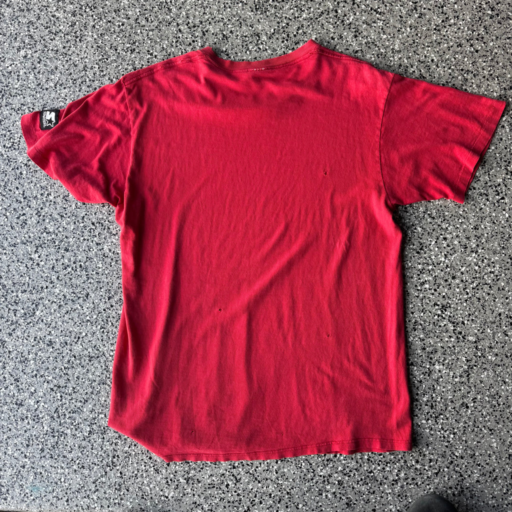 1990s detroit Red wings hockey distressed shirt (M)