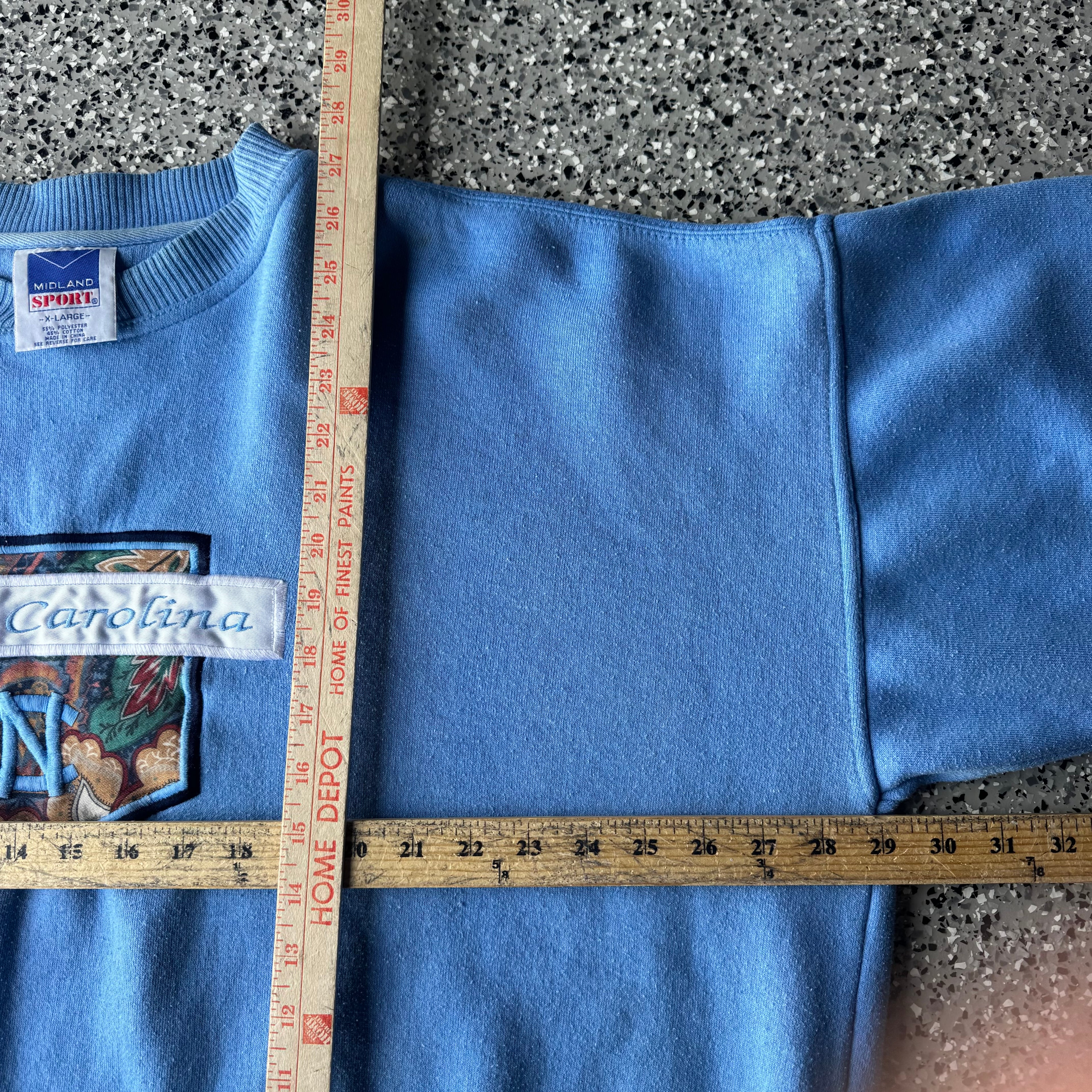 1990s UNC North Carolina Baby blue Crewneck