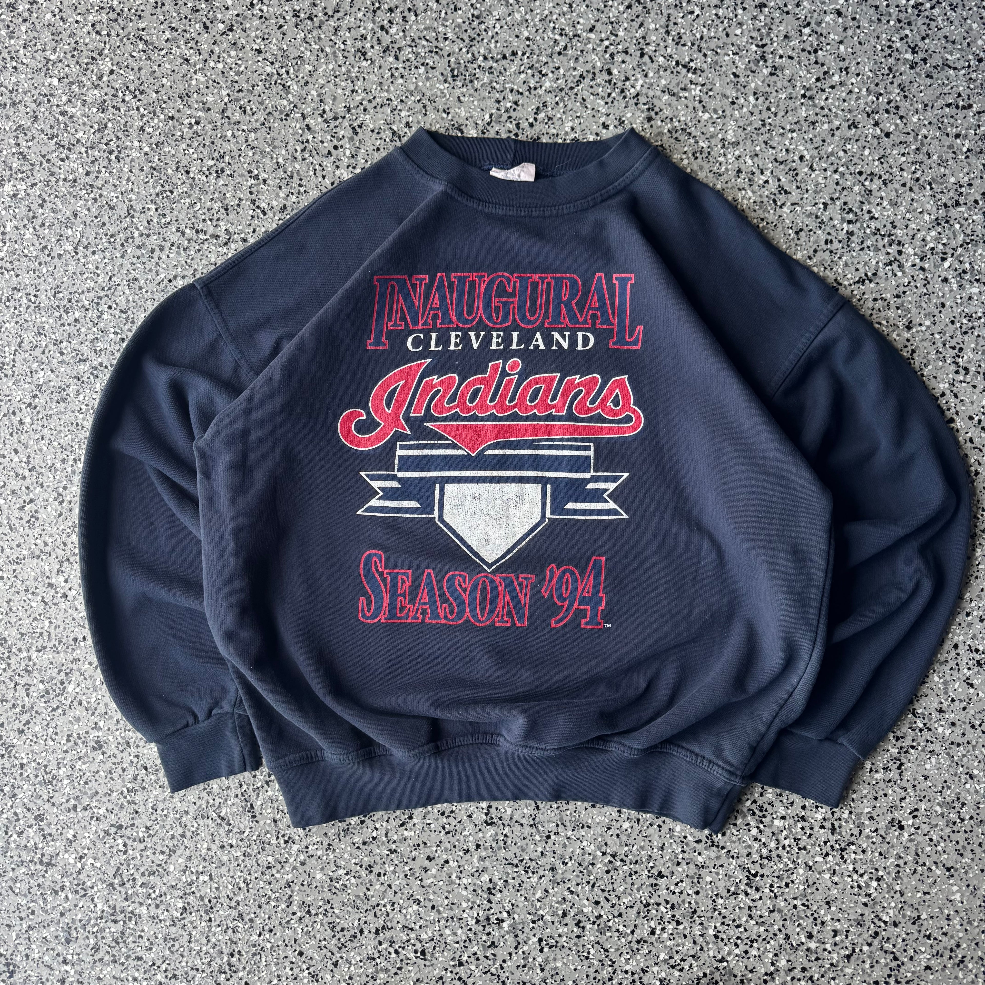1990s Cleveland Indians 94 Navy Crewneck (L)