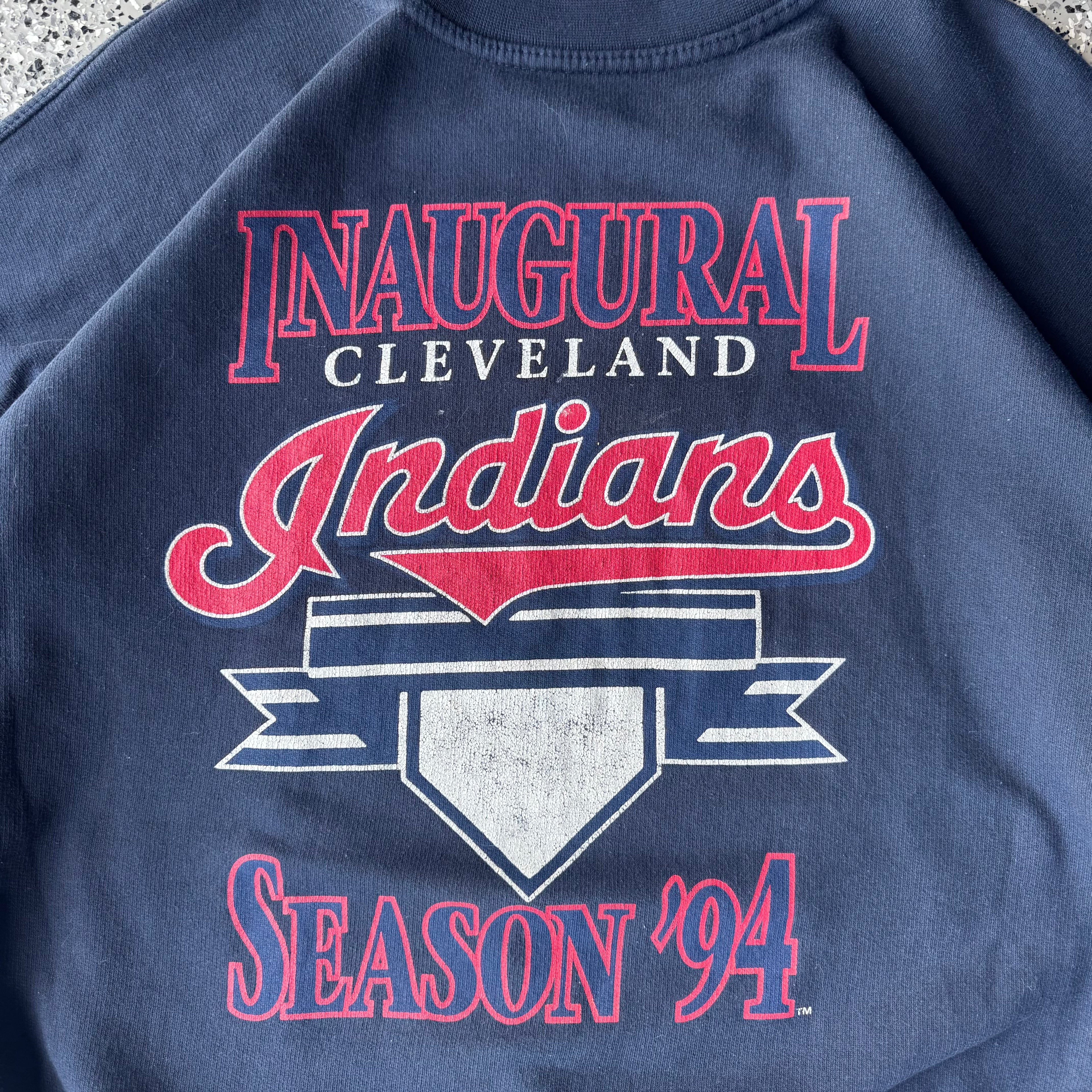 1990s Cleveland Indians 94 Navy Crewneck (L)