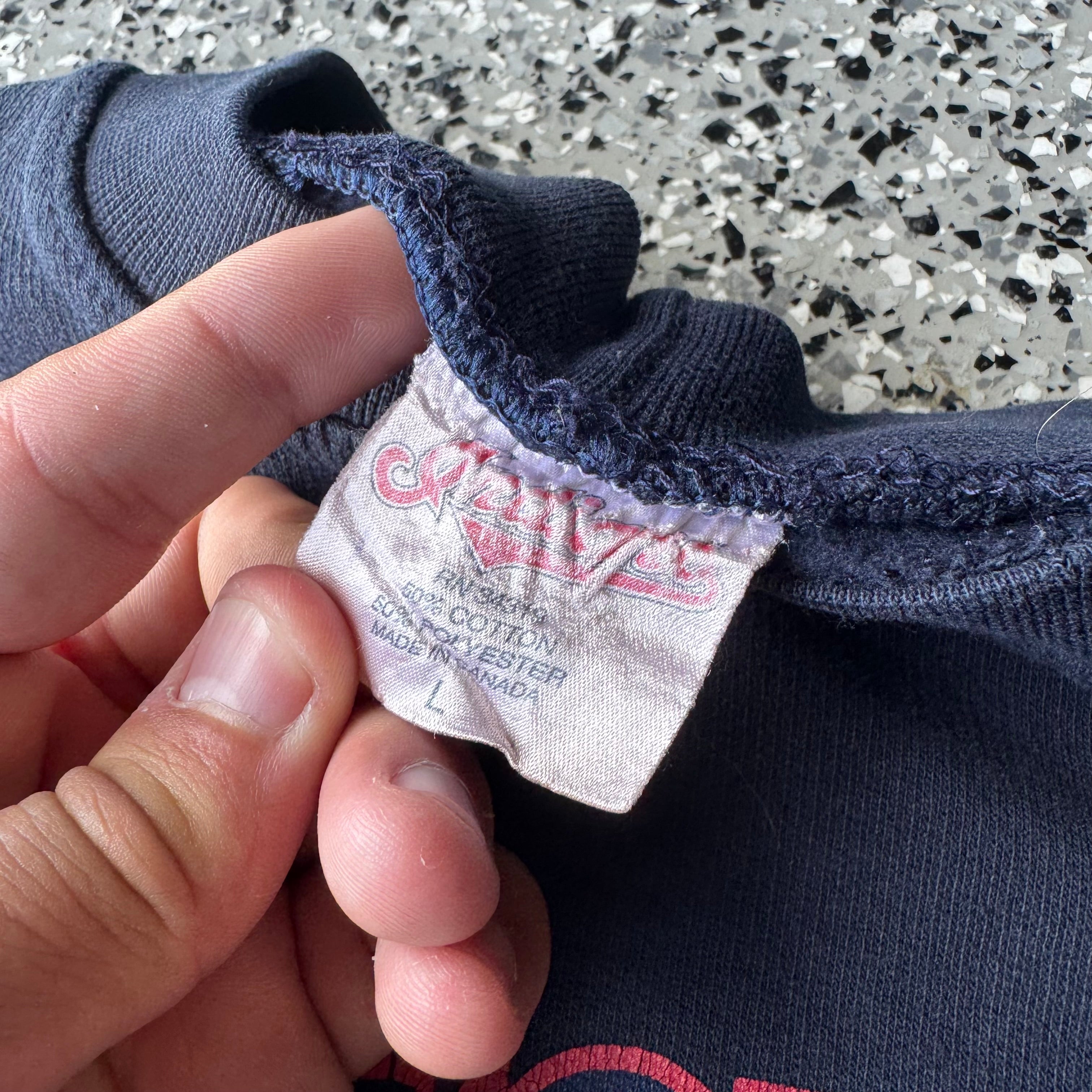 1990s Cleveland Indians 94 Navy Crewneck (L)